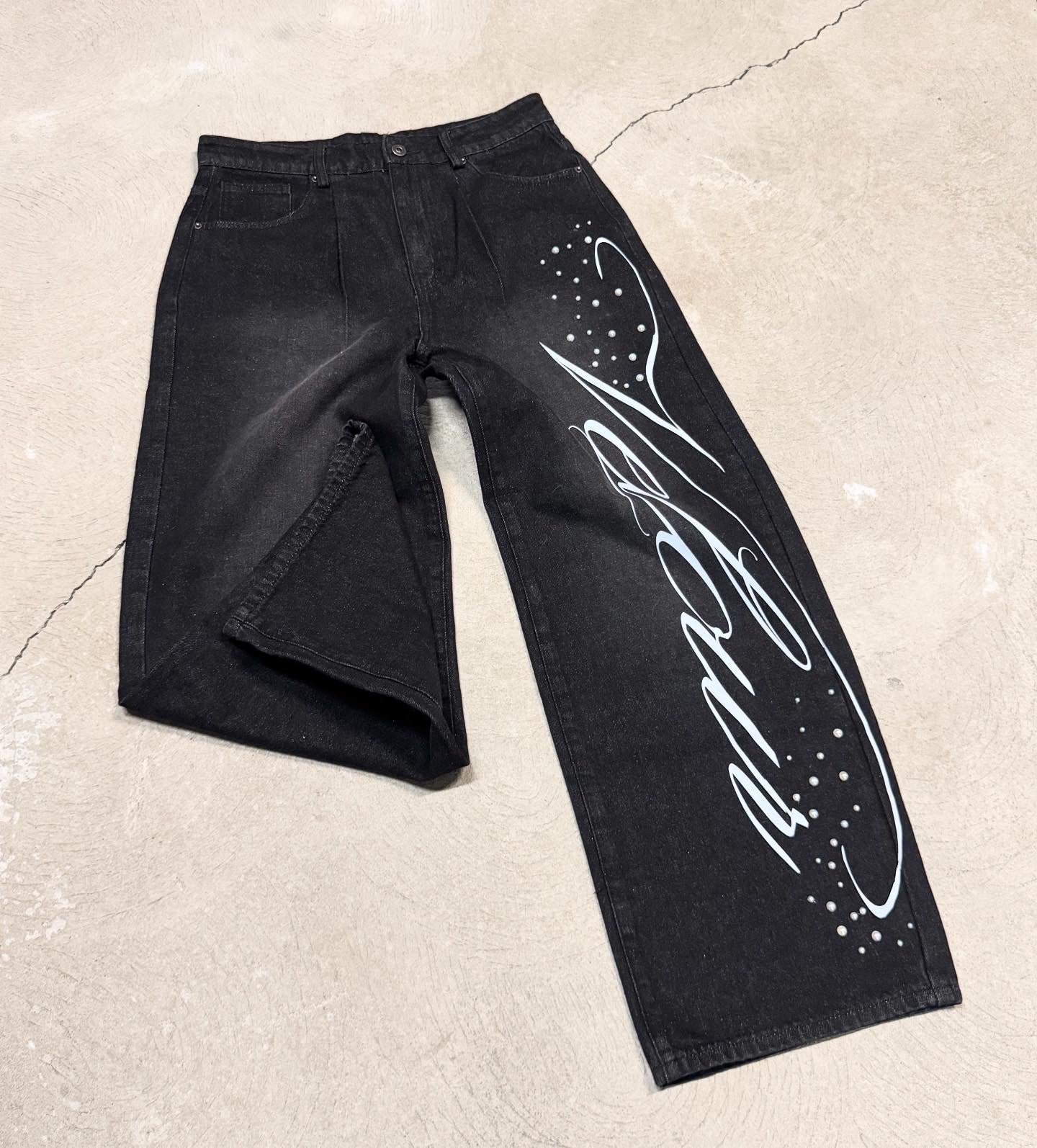 BAGGY PEARL DENIM