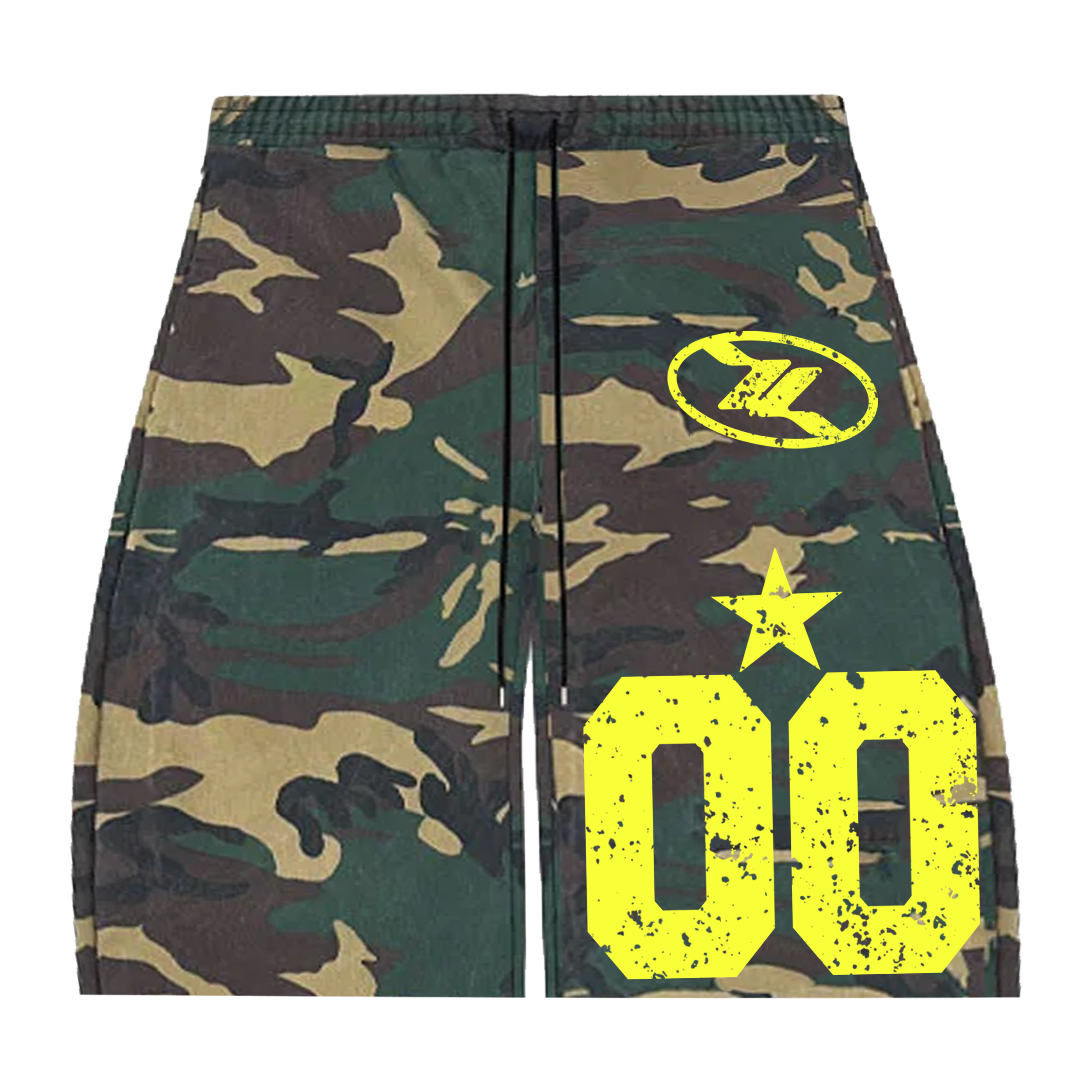 OVERSIZED ARMY SHORTS